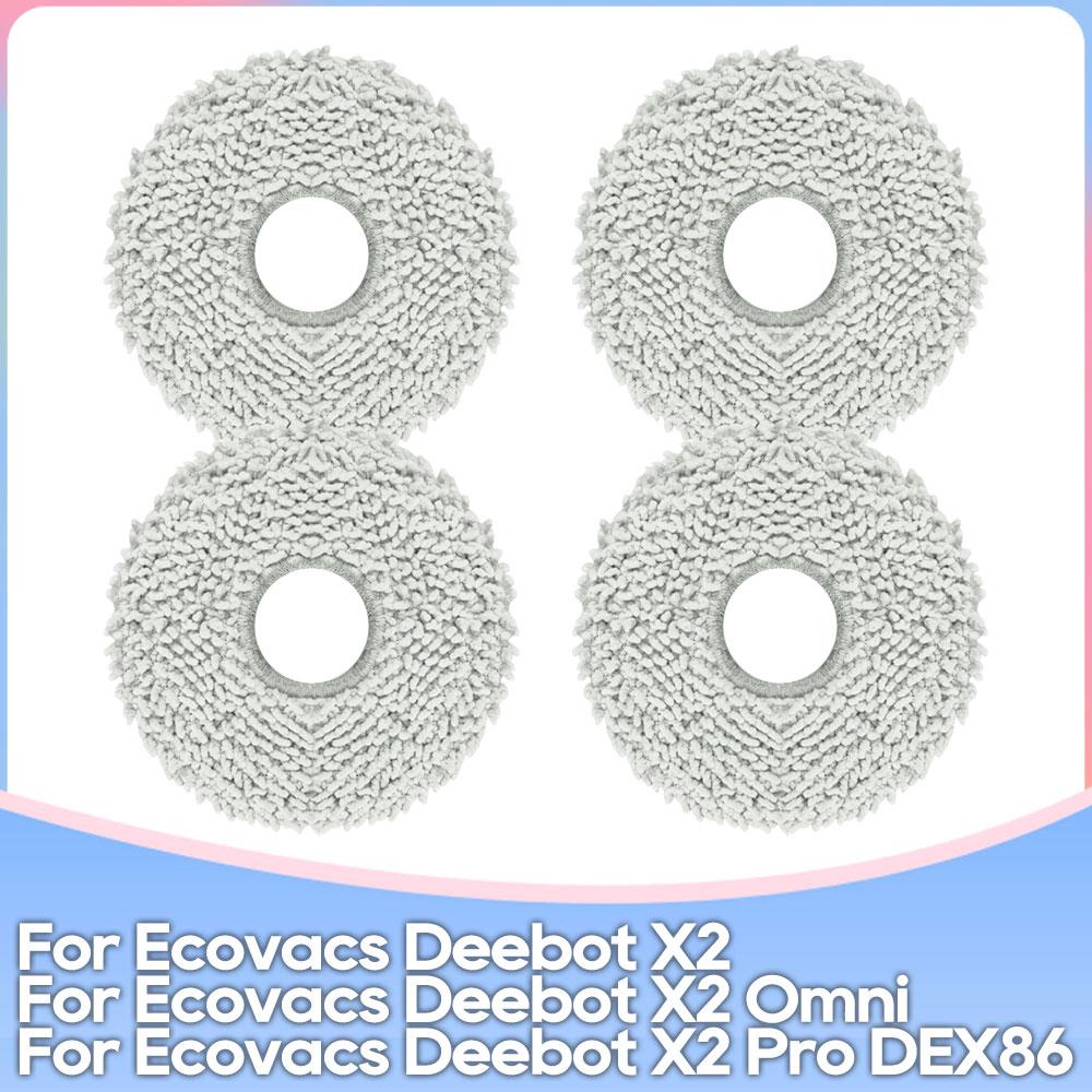 Passend für Ecovacs DEBOT X2 Omni /  X2 Pro / X2 Pro Omni / X2 Combo DEX86 Teile Hauptbürste Seitenbürste Filter Mopptuch Staubbeutel