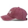 2Pcs/ Set DAD MOM Embroidery Couple Washed Baseball Cap Outdoor Sun Protection Casual Cap Suitable for Spring and Autumn Travel Seaside Vacation