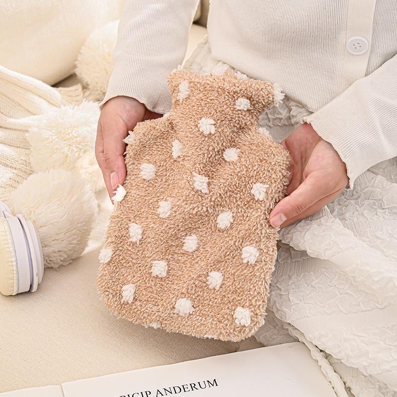 Winter Cartoon Hot Water Bottle - Thickened Plastic Warm Bag for Girls; Abdomen & Hand Warmer