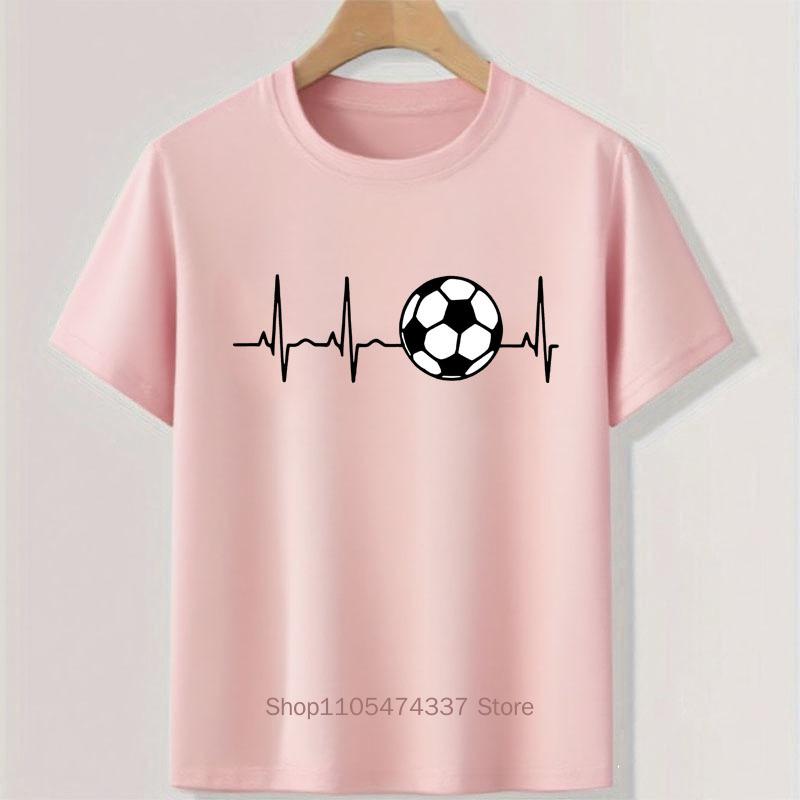 Summer Boys Football Print Children Tshirt Casual Kid Funny Comfortable Colorful Tops Teenager Crew Neck Short Sleeve Tshirts