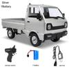WPL D12 RC Car Simulation Drift Climbing Truck LED Light On-road RC Cars Trucks For Kids Gifts Toys