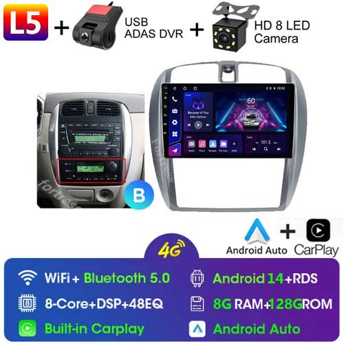 Fortress 8G+128G QLED Car Radio For Mazda 323 BJ 2000-2003 Multimedia Video Player Auto Navigation Android 13 2din DVD Head Unit