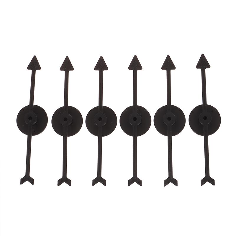 6 stk 10 cm Plast Roterende Pilpeker DIY Brettspill Barnas Leketøystilbehør DIY-tilbehør