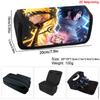 NARUTO Cartoon Anime Pencil Box Double Layer Flip Pen Case Lightweight Stationery for Kids School Daily Use,Boys&Girls Ages 5-10
