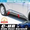 DressCarParts Mirror Finish Stainless Steel Side Door Trim Garnish for Moulds/Door C-HR NGX50/ZYX10
