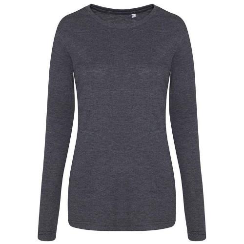 Awdis Womens/Ladies Triblend Long-Sleeved T-Shirt
