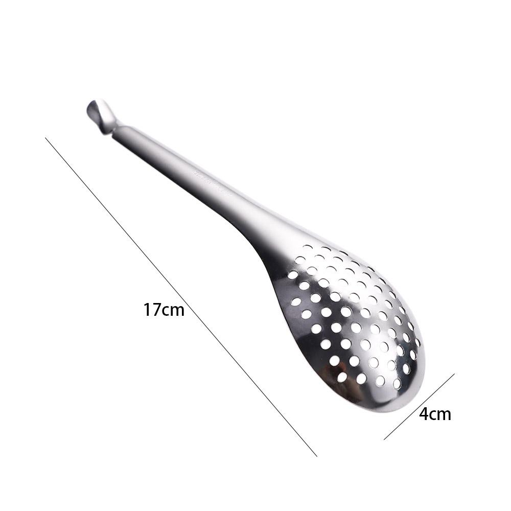 Home 56 Holes Cooking Dinner Colander Caviar Spoon Kitchen Tool Kitchen Gadgets Slotted Spoon