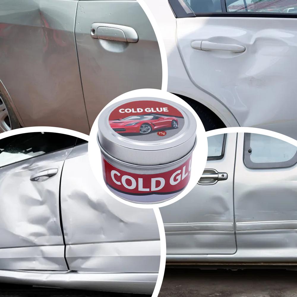 75/100g Colla Adesiva a Freddo Tirabolli Strumenti di Riparazione con Colla a Freddo Riparazione Carrozzeria Auto Adesivo a Freddo per Riparazione Rapida Compatto