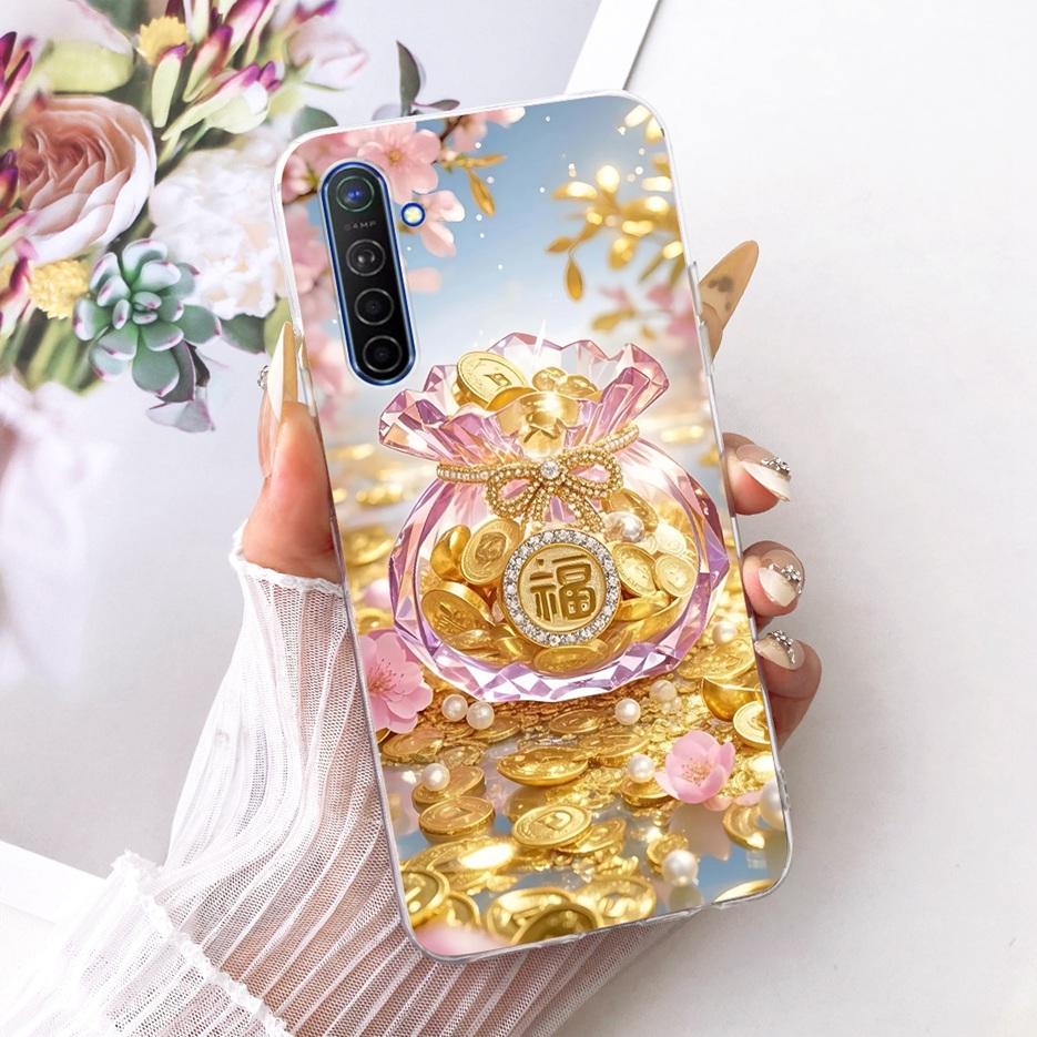 For Realme X2 Case Realme XT RMX1921 Luxury Butterfly Tree Painted Cover Soft Slim Phone Cases For Realme X2 Pro RealmeXT Fundas