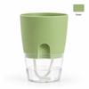 Hydroponic Self-Watering Transparent Flower Pot 1Pcs Lazy Plant Pot for Dorm Desktop Green Plant Decoration