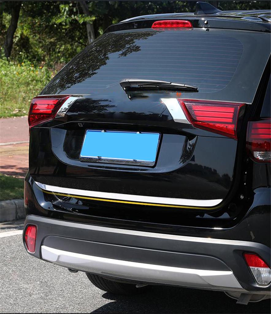 New For 2013-2019 Mitsubishi Outlander Tailgate Rear Door Bottom Cover Molding Trim