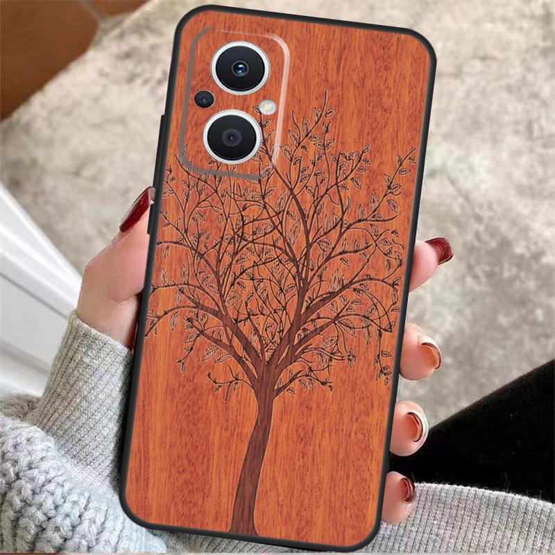 

Natural Bamboo Wood Pattern Print For OPPO Reno 13F 14F 12F 11F 10 11 12 13 14 Pro 7 8 Lite 8T OPPO Find X5 X6 X8 X9 Pro Case OPPO Reno14 Pro