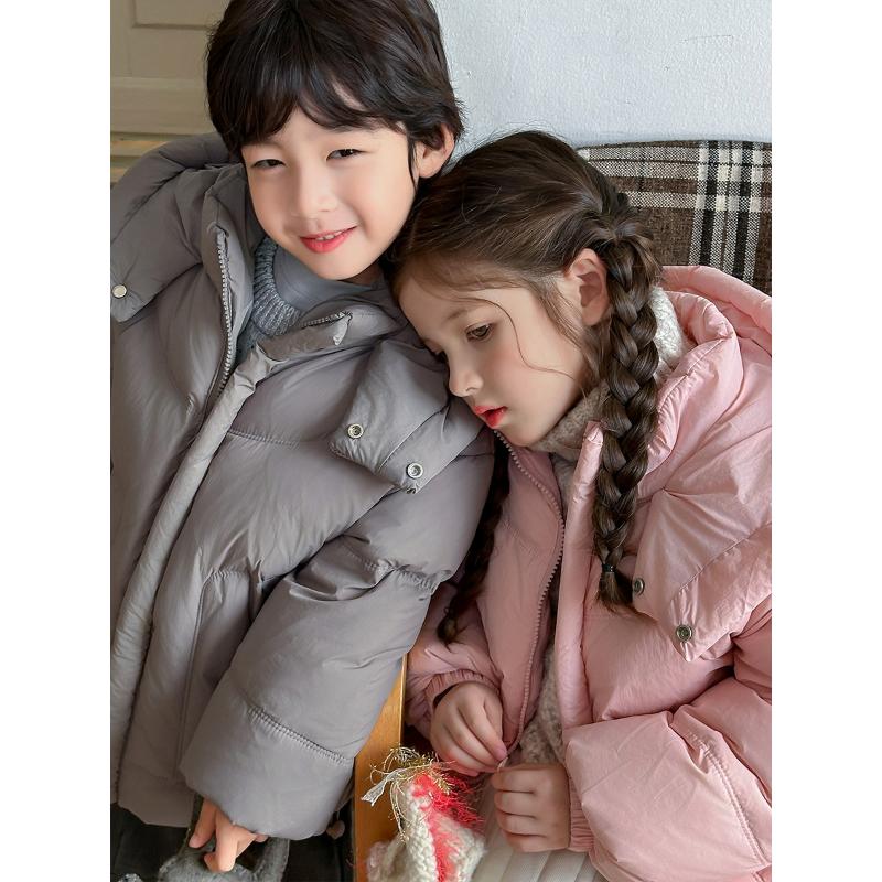Cold-proof Clothing, Children's Down Jackets, Boys and Girls, Big Children's Velvet Jackets, Children's Clothing