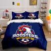 Roosters Football Club Biancheria da letto Biancheria da letto Set Copripiumino Copripiumino Federe  (1 * Copripiumino 2 * Federe, senza piumino)