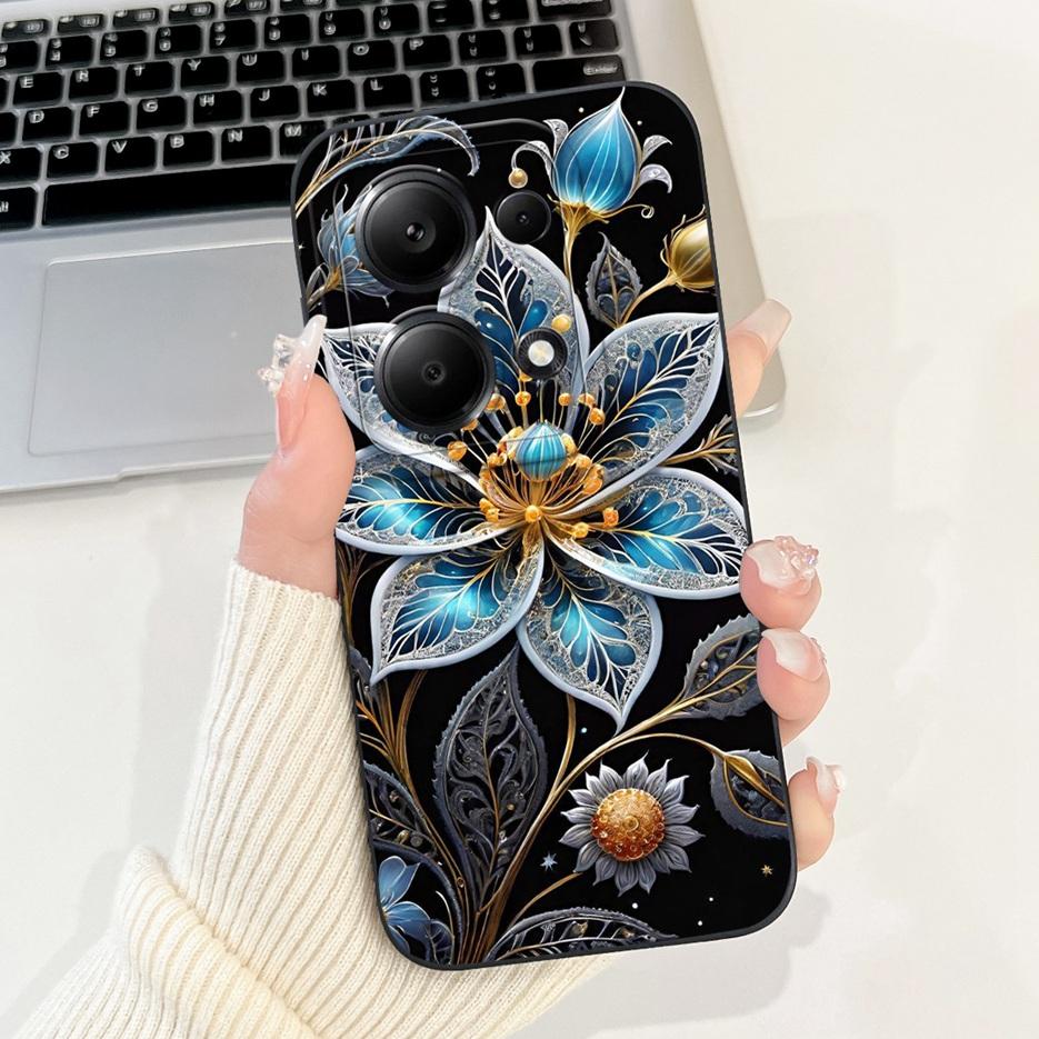 For Xiaomi Redmi Note 13 4G Case Note13 Pro Cute Fashion Candy Painted Cover Soft TPU Phone Case For Redmi Note 13 Pro Plus Bags