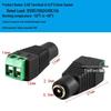 DC 5.5 X 2.5 Plug To 3.5MM Male and 2.1 Round Female Socket Wire Connector