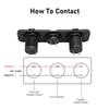 12-24V Cigarette Lighter Socket Splitter 3 in1 Waterproof 3.1A Dual USB Charger Socket Panel LED Voltmeter for Car Boat Truck