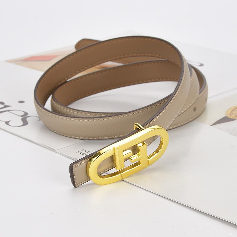 Women's Summer Versatile Ins Trendy and Fashionable Personalized Decorative Cross Pattern New Genuine Leather Retro Trousers Belt Thin