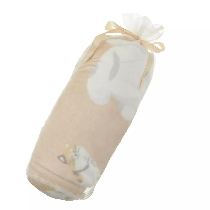 Disney Kids' ENJOY WINTER Blanket All-Over Print Baymax & Mochi Japan NEW