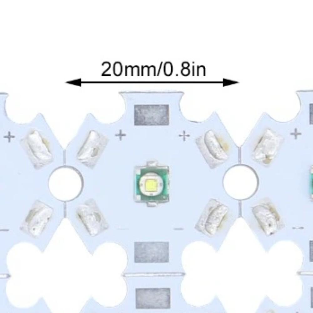 20PCS 3W LED Chip Bulb Aluminum LED Module Pixels Easy Pinspot Light Bulb For Car Lights