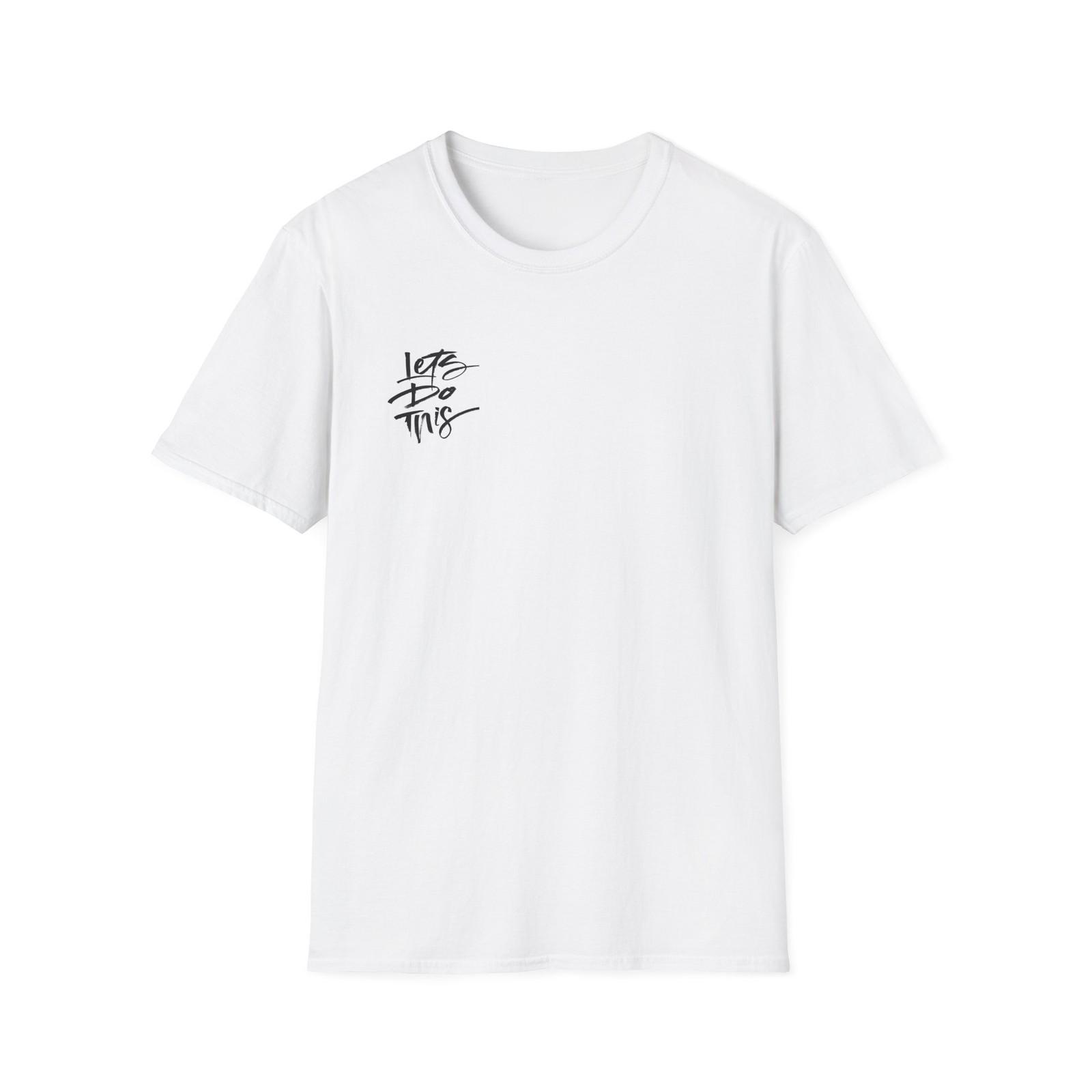 Let Go This Script Logo T-Shirt | Minimal Chest Graphic S