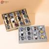 ZHENGSHUO High Level Velvet Jewelry Display Tray Plate Holder for Rings Bracelets Necklaces Watches Pendants Earrings Large
