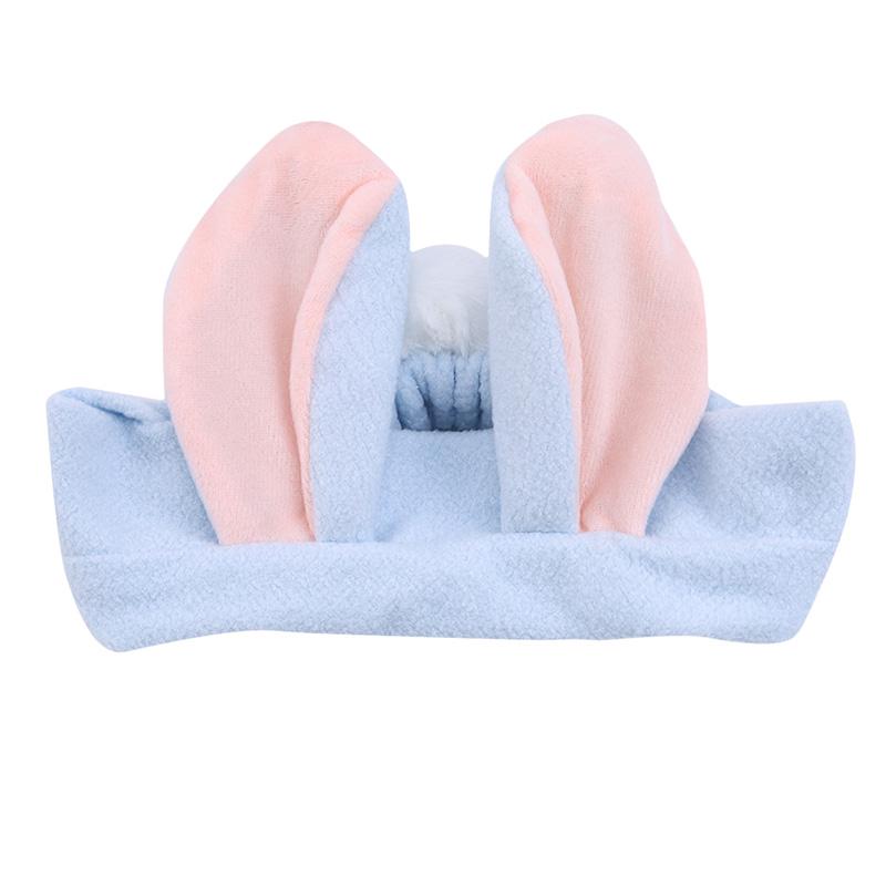 Fashion Wash Hair Band for Women Girls Hair Ball Stereo Rabbit Ears Hair Band Plush Wash Headband