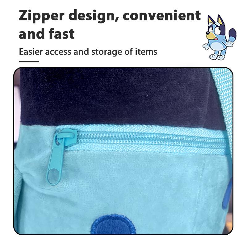 Bluey Plush Backpack Anime Peripheral 45CM Kawaii Bingo Plush Doll Decoration Snack Bag Storage Bag Children Gift