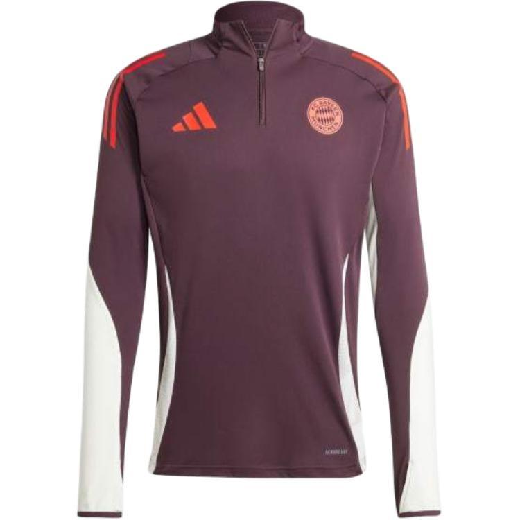 adidas FC Bayern Tiro 24 Training Football Shirt Asia Sizing Shadow Maroon Men s IS9941 S