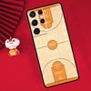 Basketball Court Case For Samsung Galaxy S25 S26 Ultra S21 S22 S20 S23 S24 Ultra Plus S10 S25 FE Cover Funda