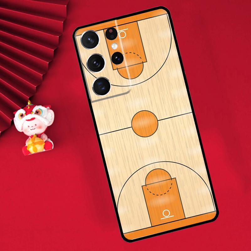 

Basketball Court Case For Samsung Galaxy S25 S26 Ultra S21 S22 S20 S23 S24 Ultra Plus S10 S25 FE Cover Funda Galaxy S25Ultra