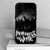 Custodia per Telefono M-Motionless in W-White Band Per Samsung S25,S24,S21,S22,S23,S30,Ultra,S20,Plus,Altri Custodia Morbida Nera