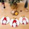 1/4PCS Santa Claus Christmas Tableware Bag Christmas New Year Christmas Tableware Holder