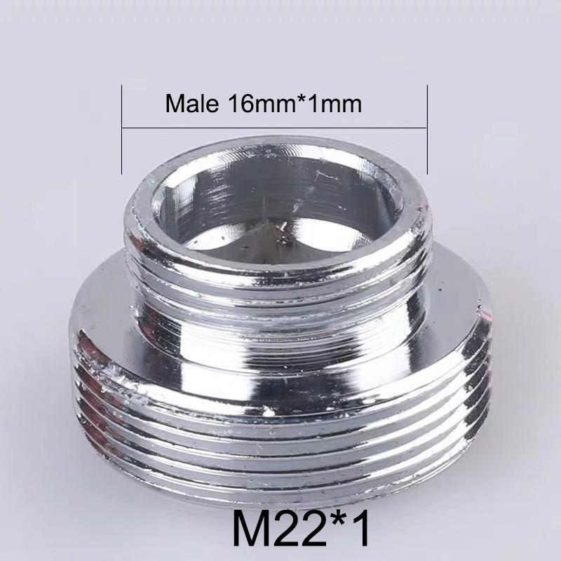 2Pcs M22 Change To 16 18 20 22 24 26 28 30 32mm Male Female Faucet Adapter Kitchen Bathroom Brass Water Tape Joint