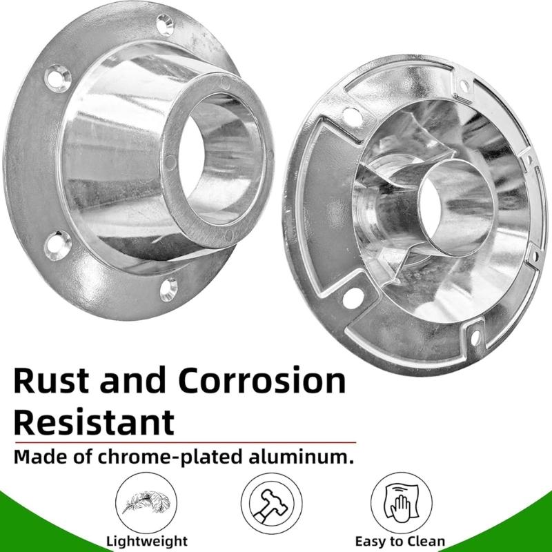 2Pcs Steel Table Base Flanges with Pre Drilled Holes Table Mounting Brackets Simple Installation for Easy Assembly