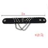 European-American Punk Skull Rivet Leather Men's Bracelet