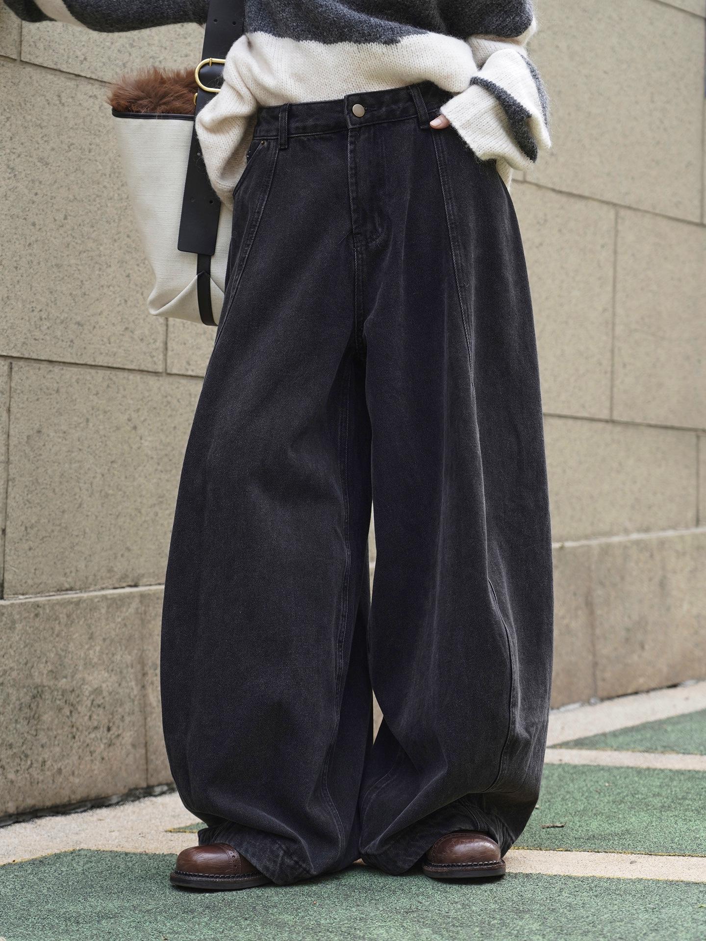Xu Man Women s Retro Korean Style Balloon Pants - Autumn/Winter Fashion Small