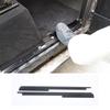 For Land Rover Defender 2004-2018 inner sill bar pressing guard plate Auto welcome pedal Auto parts Stainless steel Black 2pcs  ea3
