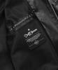 Doffjason Oversized Vegan Leather Windbreaker Jacket (Black)