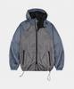 LETTERCOMO Two-Tone Shell Windbreaker Urban Blue