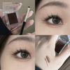 Eyeliner in One Convenient Package! Single-Color Eyeliner Powder in Gray-Brown, Long-Lasting Color, Smudge-Proof, Water-Soluble, Matte and Natural