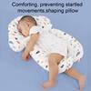 Newborn Baby Head Shaping Pillow Dual-Sided Design Sleeping Pillow Anti-Flat Head Support Breathable Cuddly Companion for Safe Sleep