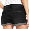 Pantaloncini di Jeans da Donna a Vita Media Strappati Distressed Pantaloncini di Jeans e Tasche Estivi Casual Orlo Risvoltato Pantaloncini di Jeans Elasticizzati