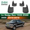4PCS Splash Guards Mudguards Compatible with Dodge Ram 1500 2500 3500 2010 2011 2012 2013 2014 2015 2016 2017 2018