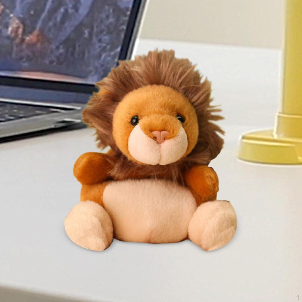 2 Pieces Plush Stuffed Animal Keychain Purse Pendant Cute Backpack Decoration Easter Car