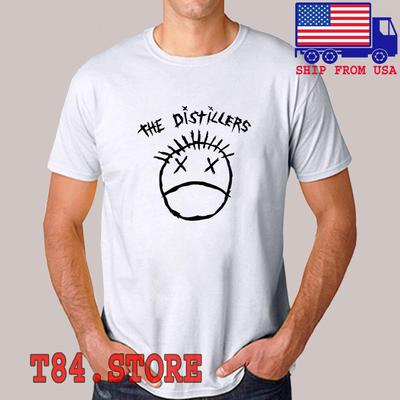 The Distillers Men's White Size S To 5XL