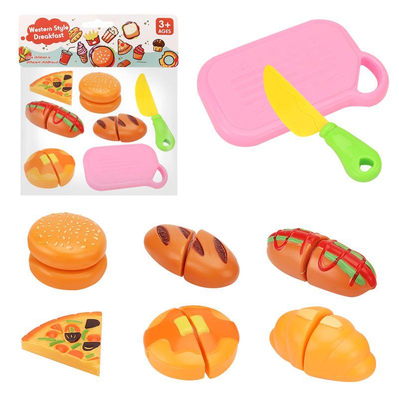Creative Simulation Play Food Set For Kids Featuring Sandwich Burger And Fries