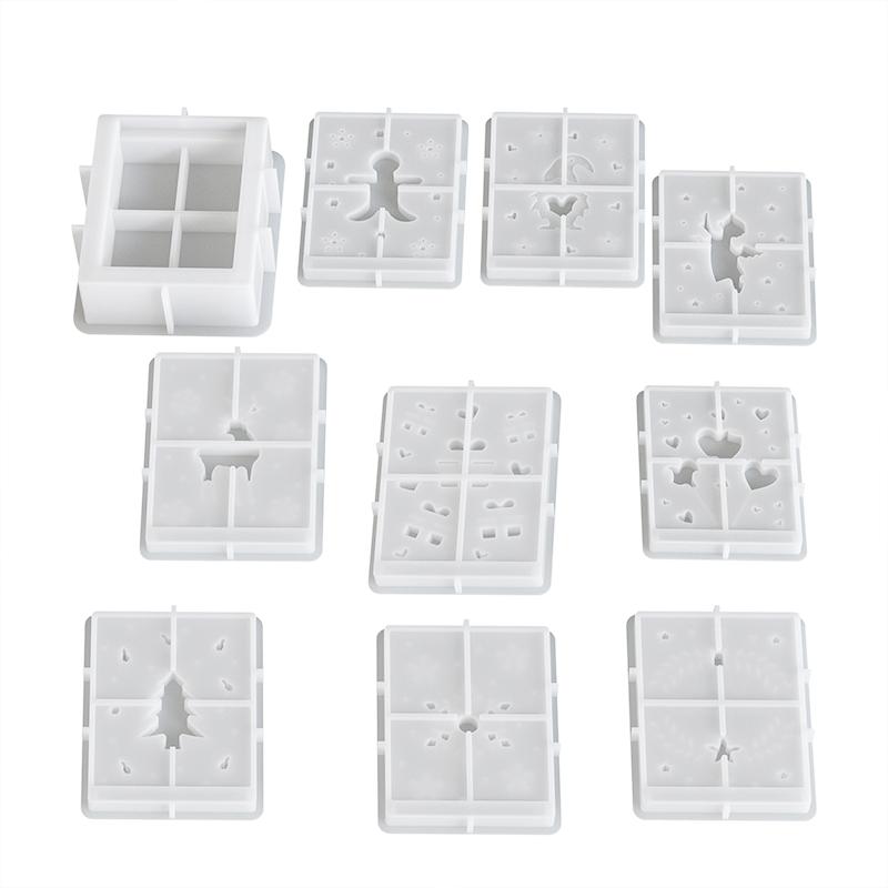 1 szt. Forma żywiczna Rękodzieło Ręcznie robione Pudełko do przechowywania Świąteczna Prostokątna Forma silikonowa Święto Dostępne różne opcje