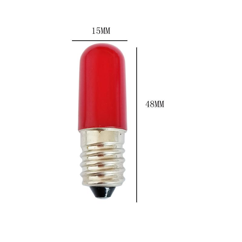 

Энергосберегающая светодиодная лампа-нить 2 Вт E12 E14 Цветной свет замерзания Пластиковая крышка Красный Синий Зеленый Желтый Белый для дома 110 В 220 В E14 220V красный