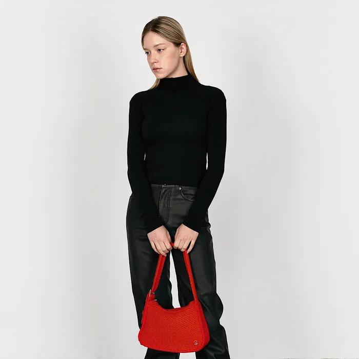 KNITTING BAG(RED ORANGE)